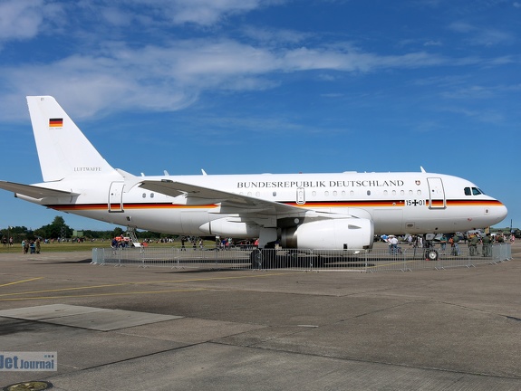 15+01, Airbus A319CJ, Deutsche Lufwaffe (3278 visite) Flugplatz Hohn 15+01, Airbus A319CJ, Deutsche Lufwaffe