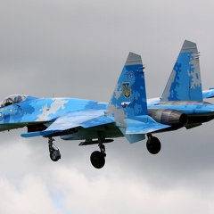 58 blau, Su-27, Ukrainian Air Force (2574 Besuche) Danish Air Show Skystrup 2016 58 blau, Su-27, Ukrainian Air Force