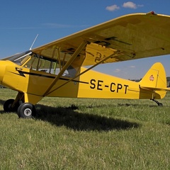 SE-CPT Piper PA-18 (1988 Besuche) SE-CPT Piper PA-18