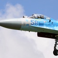 58 blau, Su-27, Ukrainian Air Force (2406 Besuche) Danish Air Show Skystrup 2016 58 blau, Su-27, Ukrainian Air Force