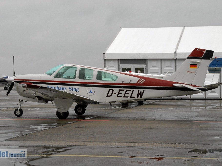 D-EELW Beech F33A Bonanza (843 návštěv) D-EELW Beech F33A Bonanza