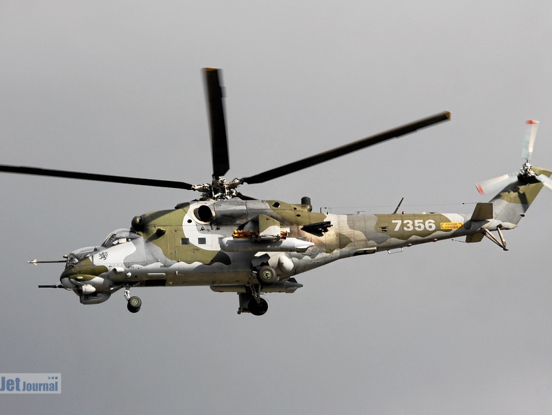 7356, Mi-24W, Czech Air Force (просмотров: 2394) 7356, Mi-24W, Czech Air Force