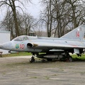 14, Saab J-35J Draken (3198 відвідувань) Muzeum Lotnictwa Krakowie, ex Swedish Air Force 14, Saab J-35J Draken