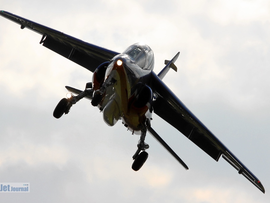 Alphajet, Patrouille de France (2057 visite) Anflug aus der Sonne Alphajet, Patrouille de France