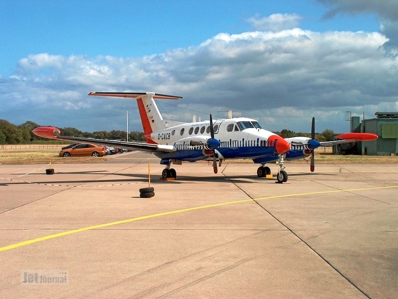 D-CACB Beech 200 Aerodata Flight Inspection (2533 Besuche) D-CACB Beech 200 Aerodata Flight Inspection