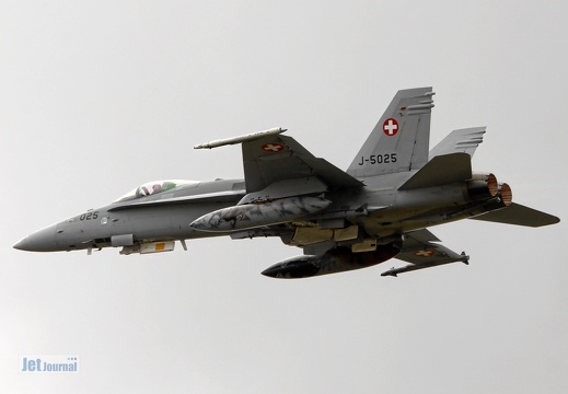 J-5025, F/A-18C, Schweizer Luftwaffe