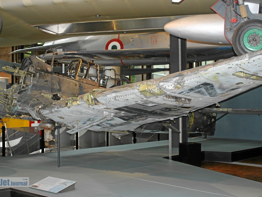 Ju-87 R2, Originalzustand nach Bergung 