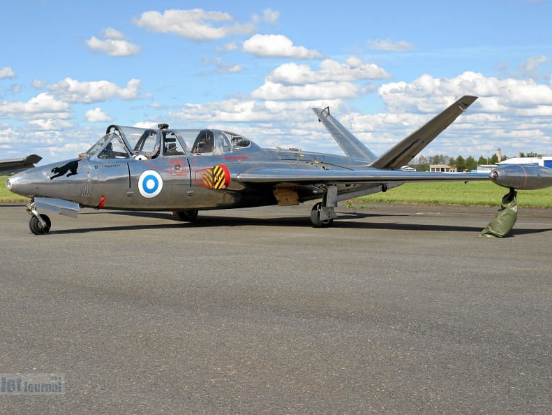 OH-FMM Fouga Magister CM170 (2237 Besuche) Lentajien Juhannus Midnight Sun Airshow 2006 Kauhava Finnland OH-FMM Fouga Magister CM170