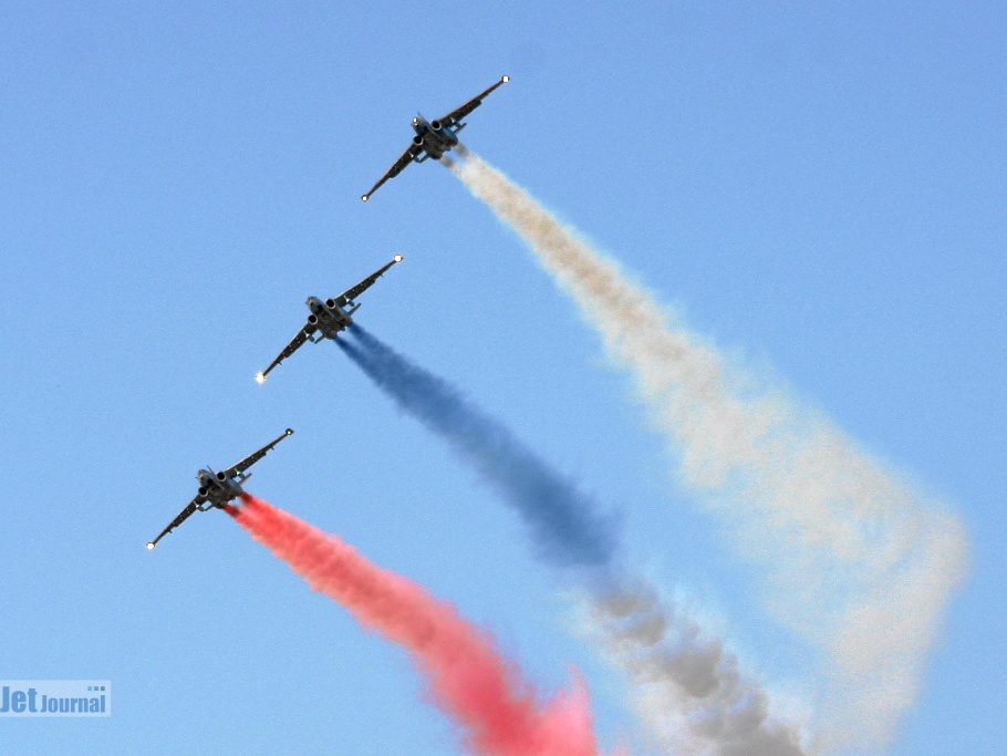 Su-25 in Formation