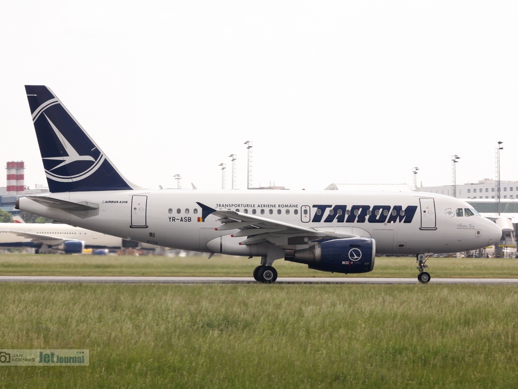 YR-ASB, A318-111, Tarom (4973 Besuche) YR-ASB, A318-111, Tarom