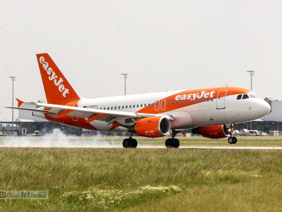 G-EZFU, Airbus A319-111, easyJet (5006 visingar) G-EZFU, Airbus A319-111, easyJet