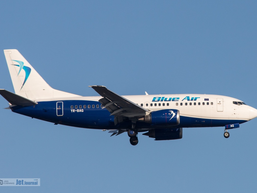 YR-BAG, Boeing B737-5L9, Blue Air (3048 Besuche) YR-BAG, Boeing B737-5L9, Blue Air