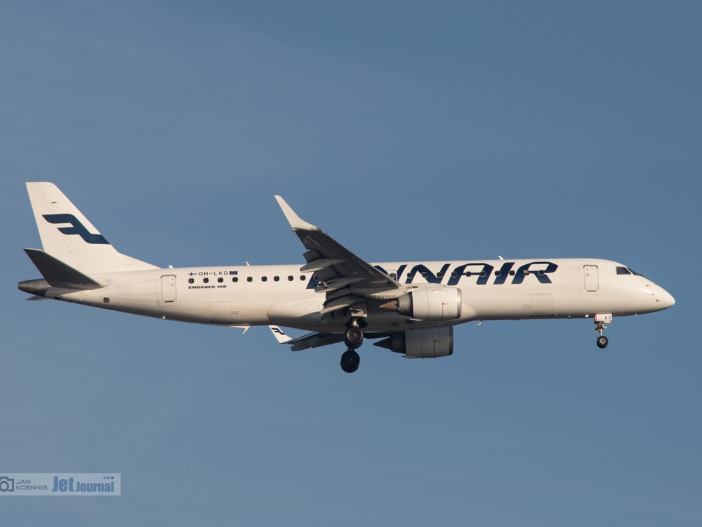 OH-LKO, Embraer ERJ-190LR, Finnair (3356 Besuche) OH-LKO, Embraer ERJ-190LR, Finnair