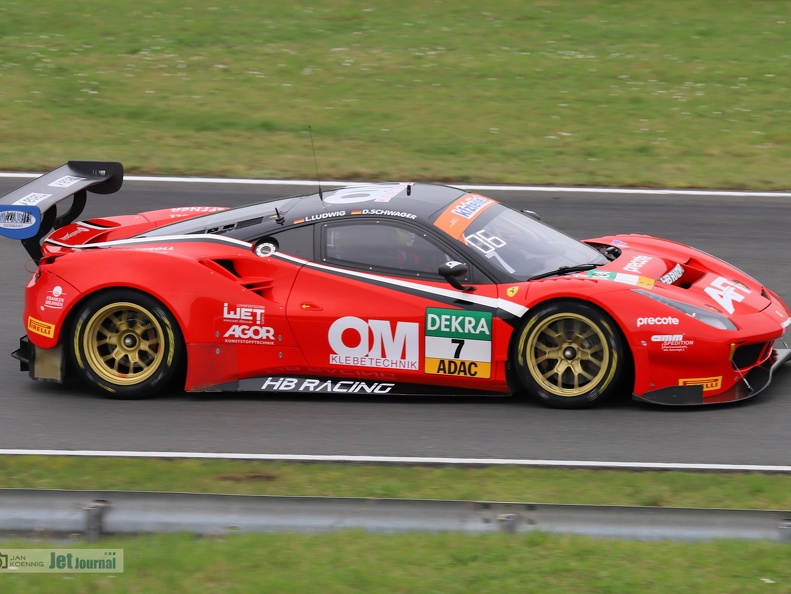 Ferrari 488 GT3, HB Racing, Ludwig/Schwager