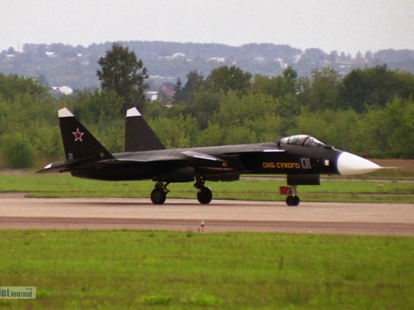 01, S-37 / Su-47 Prototyp (3609 visits) MAKS 2003, Shukowski 01, S-37 / Su-47 Prototyp