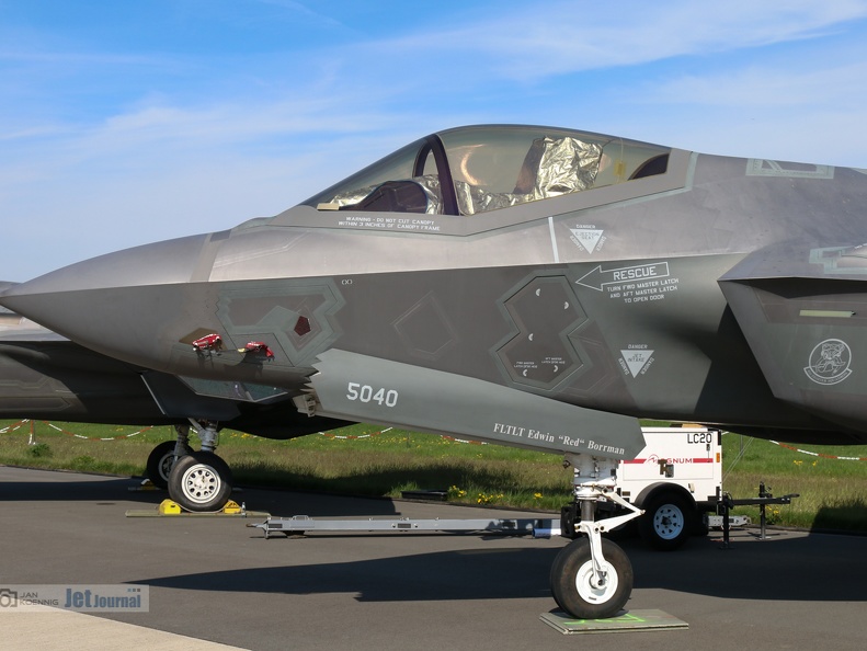 11-5040, F-35A, U.S.Airforce, Bugansicht