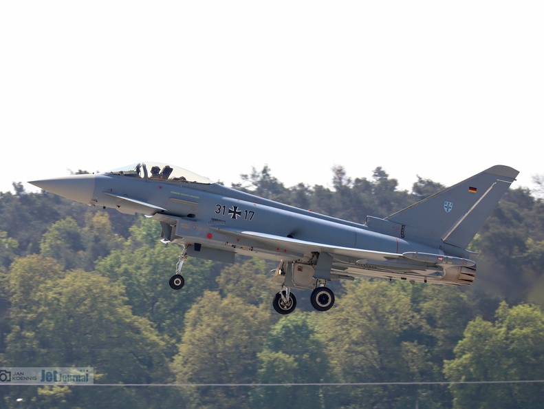 31+17, Eurofighter EF-2000 Typhoon, Deutsche Luftwaffe 