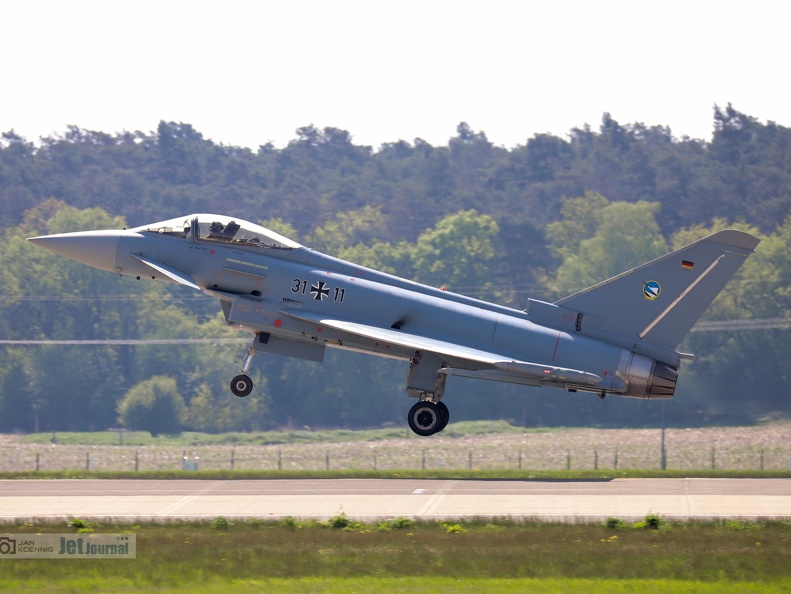 31+11, Eurofighter EF-2000 Typhoon, Deutsche Luftwaffe (4328 návštěv) 31+11, Eurofighter EF-2000 Typhoon, Deutsche Luftwaffe