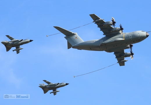 Flypast A400M und 2 Tornado IDS, Deutsche Luftwaffe 