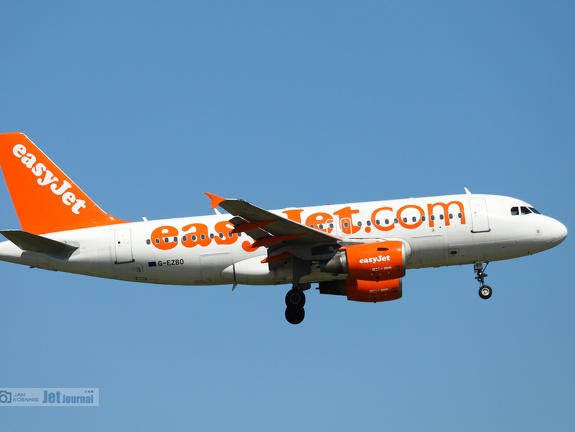 G-EZBO, A319-111, EasyJet (4517 Besuche) G-EZBO, A319-111, EasyJet