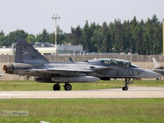 43 grau, JAS-39D, Hungarian Air Force