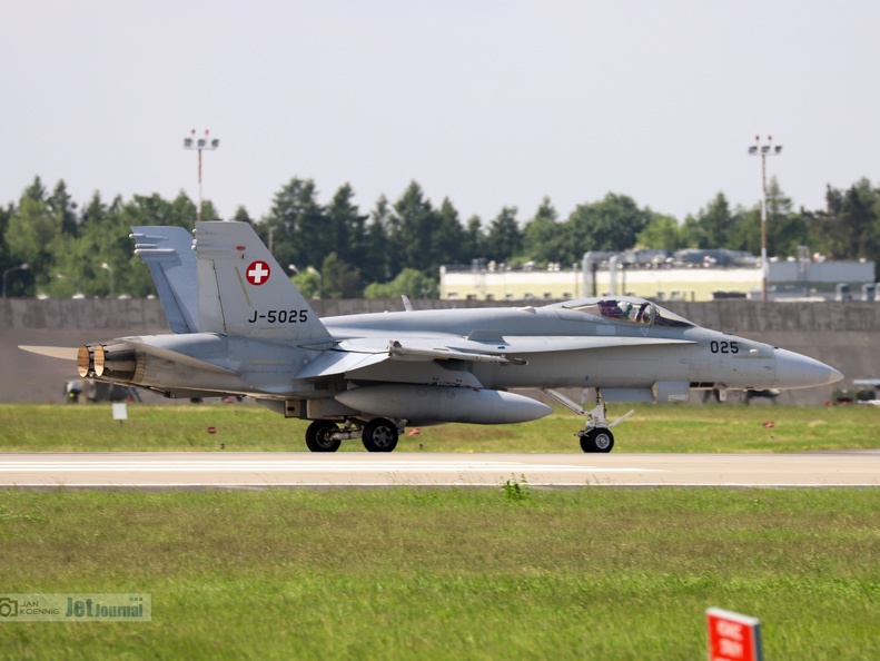 J-5025, F/A-18C, Schweizer Luftwaffe