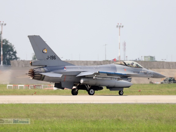 J-196, F-16AM, Royal Netherlands Air Force (3610 visitas) J-196, F-16AM, Royal Netherlands Air Force