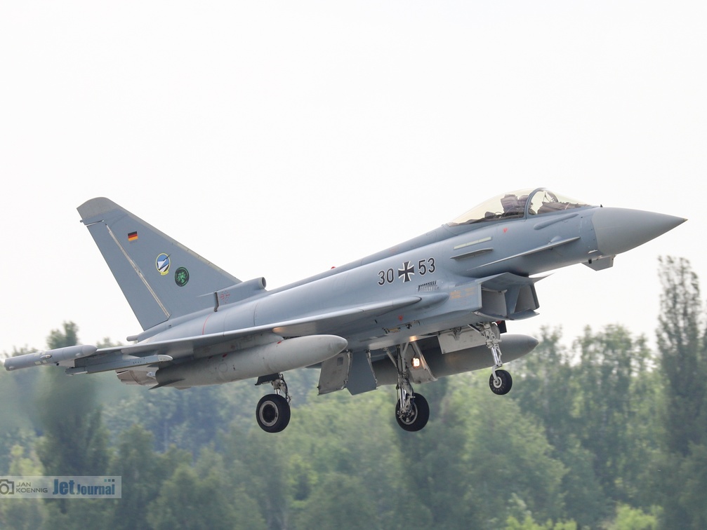 30+53, Eurofighter EF-2000 Typhoon, Deutsche Luftwaffe (3940 visitas) 30+53, Eurofighter EF-2000 Typhoon, Deutsche Luftwaffe