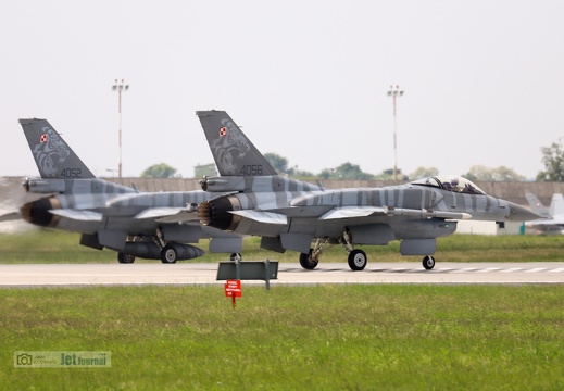 4052 und 4056, F-16C, Polish Air Force