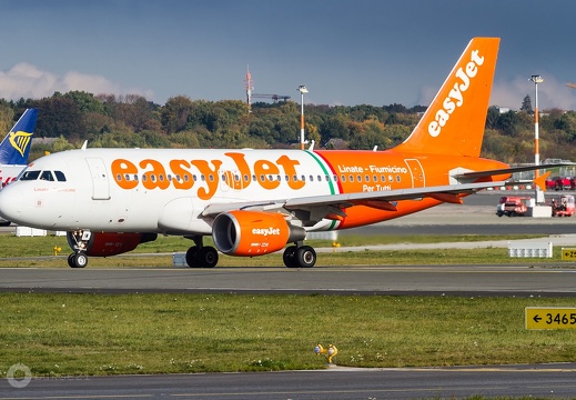 G-EZIW easyJet Airbus A319-111 "Linate - Fiumicino Per Tutti" Hamburg (EDDH/HAM)