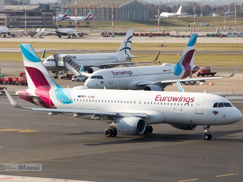 D-AEWW, Airbus A320-214, Eurowings