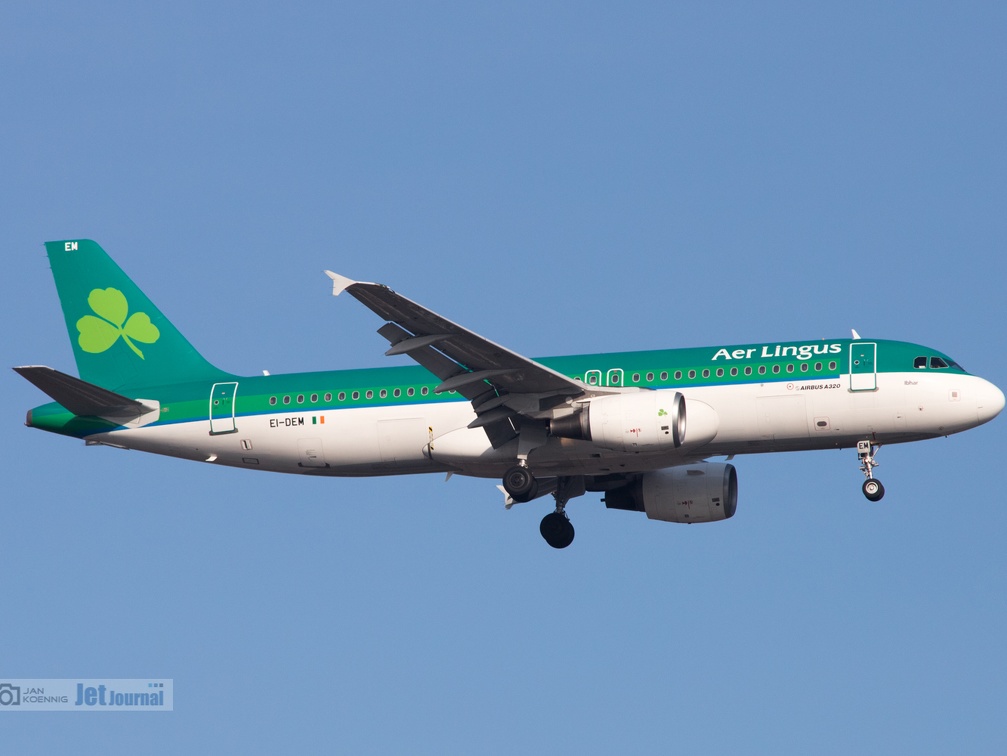 EI-DEM, Airbus A320-214, AerLingus (3761 visitas) EI-DEM, Airbus A320-214, AerLingus
