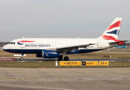 G-EUPK, Airbus A319-131, British Airways