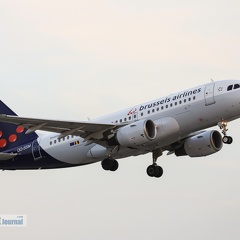 OO-SSM, Airbus A319-112, Brussels Airlines (3220 visites) OO-SSM, Airbus A319-112, Brussels Airlines