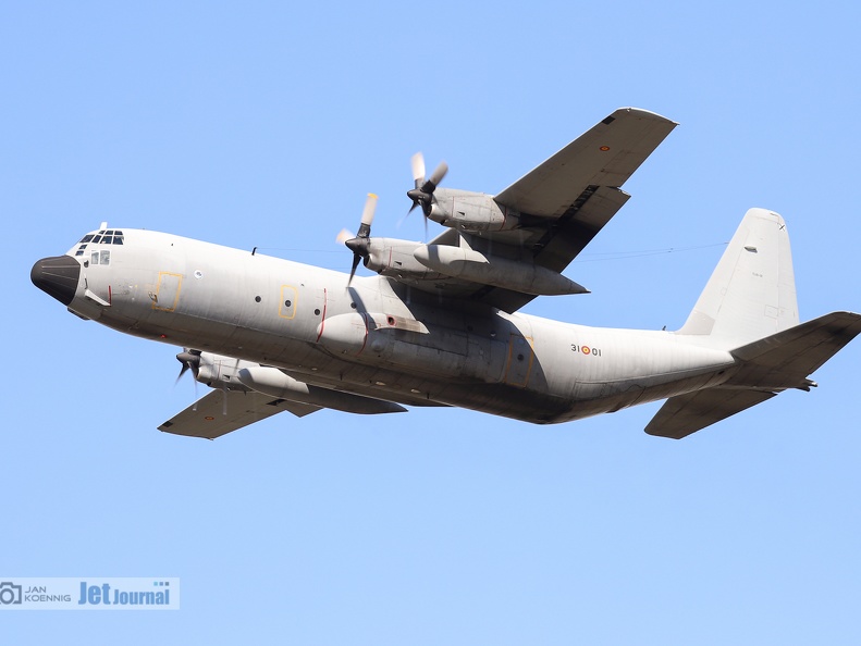 31-01, C-130H, Spanish Air Force (4266 visingar) 31-01, C-130H, Spanish Air Force
