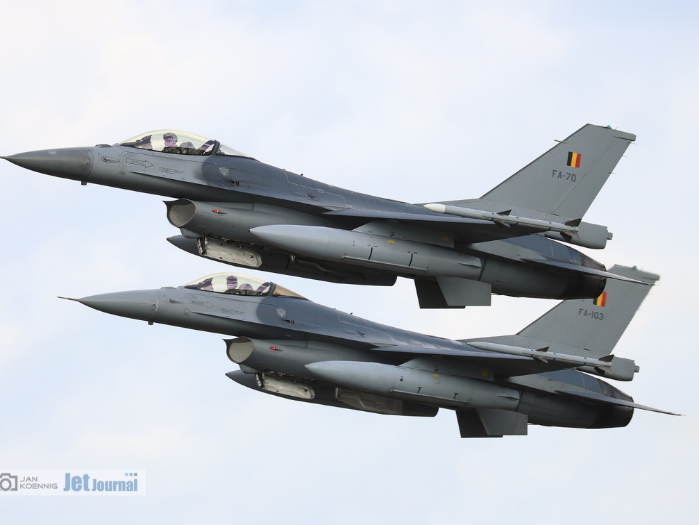 F-16 Paarstart, Belgian Air Force (4010 visingar) F-16 Paarstart, Belgian Air Force