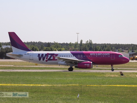 HA-LPL, Airbus A320-200, Wizz Air (2910 visitas) HA-LPL, Airbus A320-200, Wizz Air