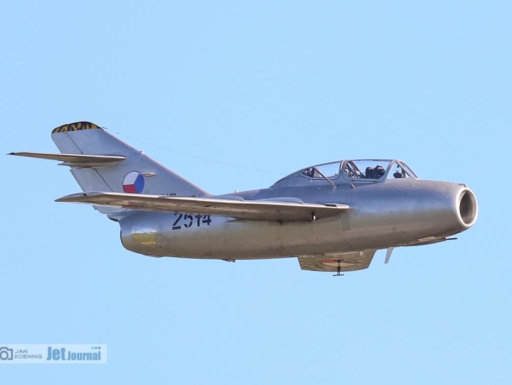 OK-UTI, MiG-15UTI (3139 visingar) OK-UTI, MiG-15UTI
