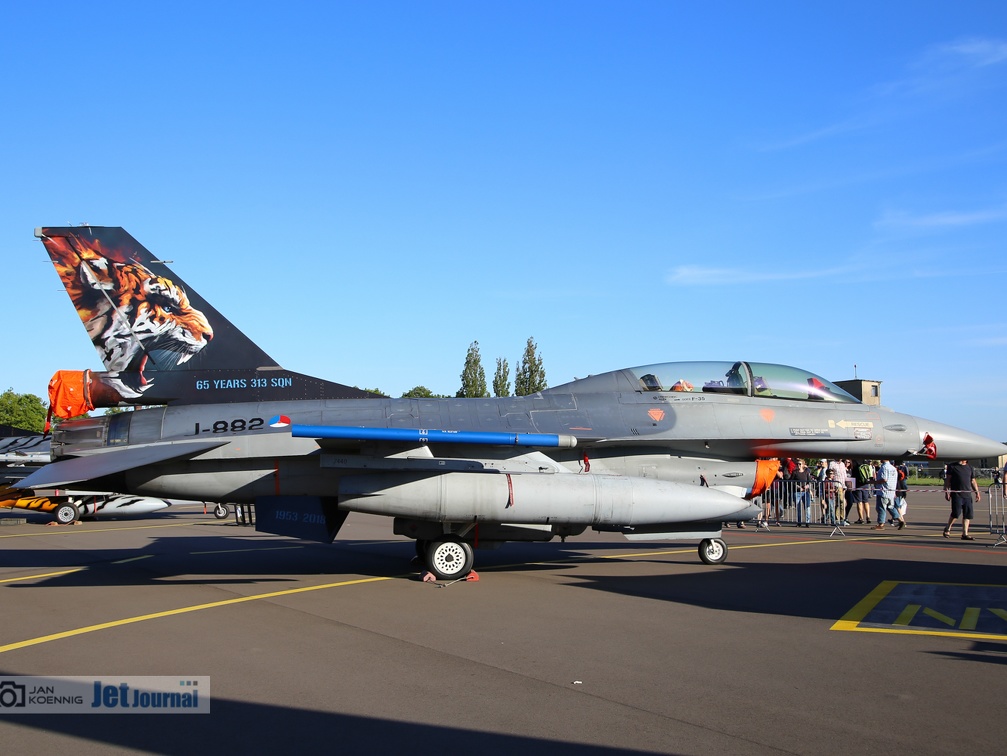 J-882, F-16BM, Royal Netherlands Air Force