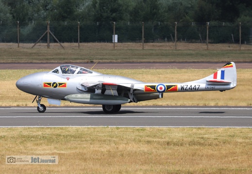 LN-DHZ, De Havilland D.H.100 Vampire T.55