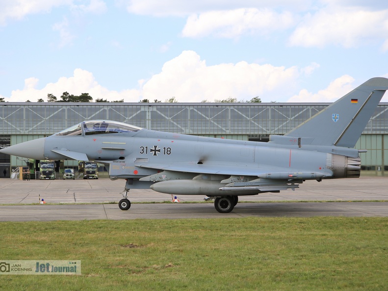 31+18, EF-2000 Typhoon, Deutsche Luftwaffe (4174 visitas) 31+18, EF-2000 Typhoon, Deutsche Luftwaffe