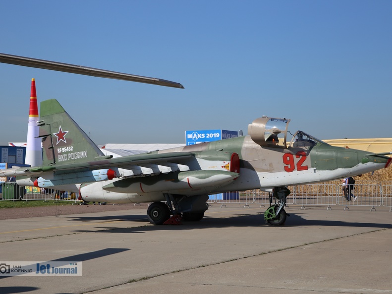 92 rot, RF-95482, Su-25SM, WKS Rossii (4190 návštěv) 92 rot, RF-95482, Su-25SM, WKS Rossii