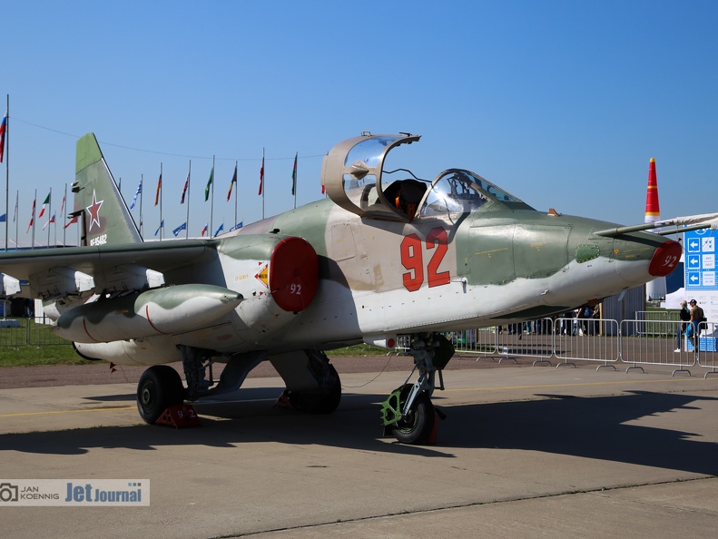 92 rot, RF-95482, Su-25SM, WKS Rossii (3780 návštěv) 92 rot, RF-95482, Su-25SM, WKS Rossii