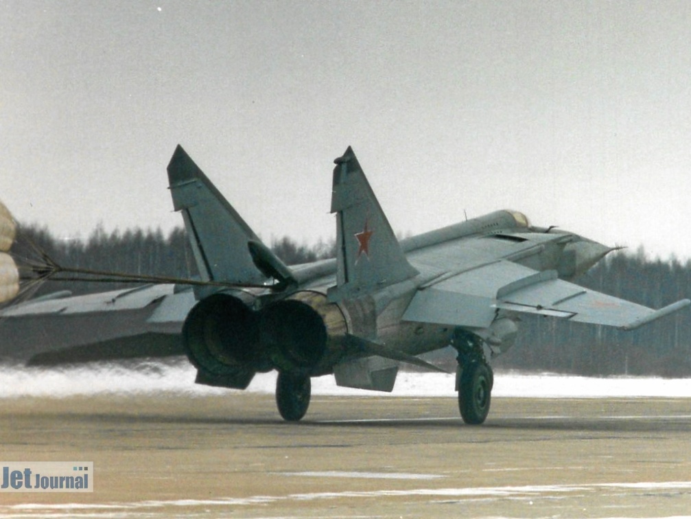 MiG-25 Landung