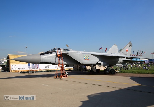 84 blau, RF-95449, MiG-31BM, WKS Rossii