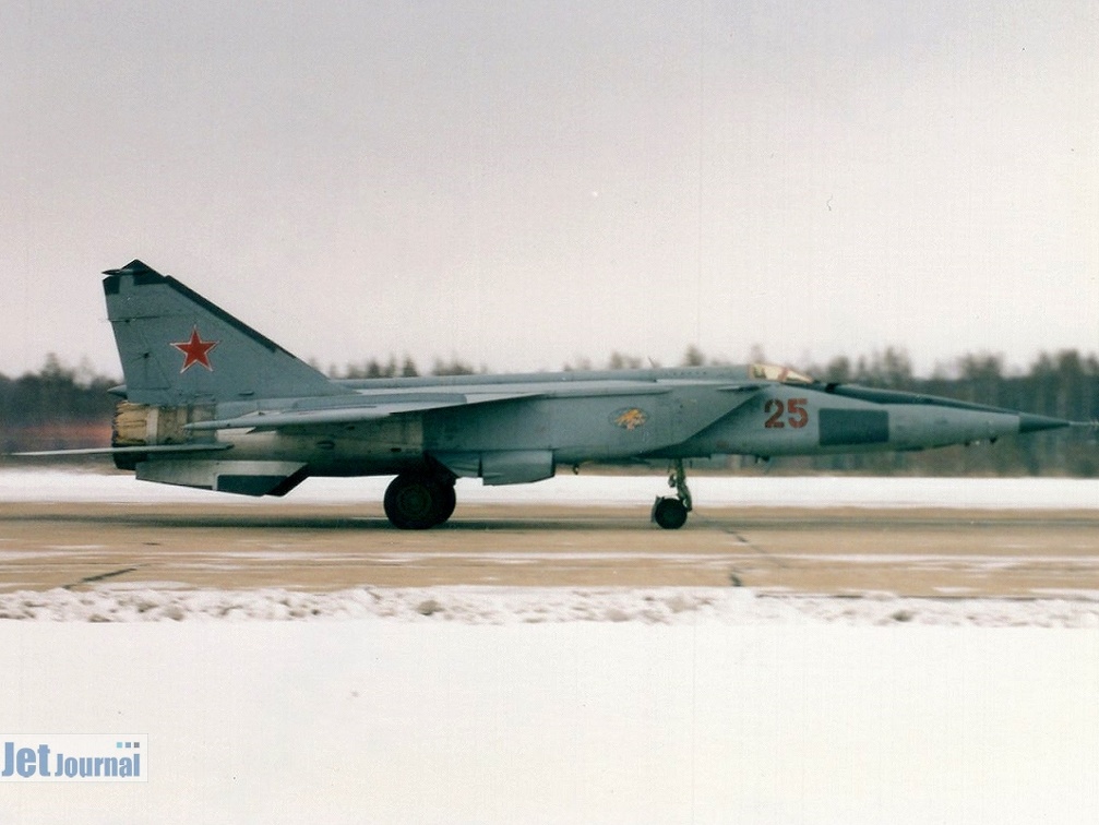 25 rot, MiG-25RBSch, Russian Air Force