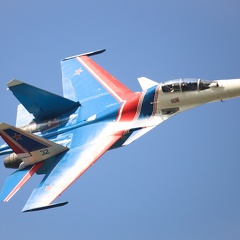 32 blau, Su-30SM, Russian Knights