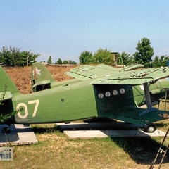 07, An-2, Soviet Marine (1607 Besuche) abgestellte An-2, der ehem. sowjetischen Marine, Aerodrom Katcha, Aufnahmedatum 2002/2003 07, An-2, Soviet Marine