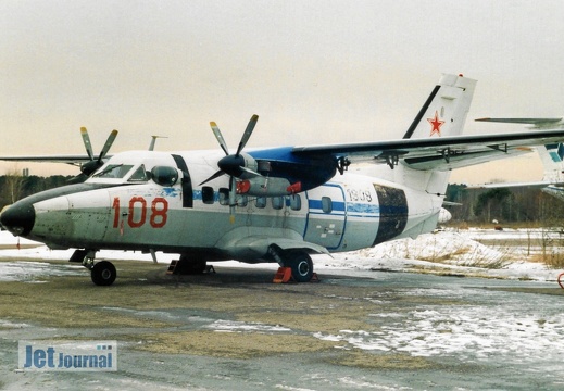 108 / 1908, L-410UVP-E3 (921 Besuche) Werknummer 871908, ex. DOSAAF, ex. Soviet Airforce 108, Abgestellt Myachkovo 2002/2003, auch FLARF ... 108 / 1908, L-410UVP-E3