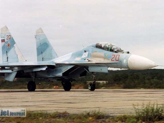 20 rot, Su-27UB, WMF Rossii (1603 visitas) 20 rot, Su-27UB, WMF Rossii